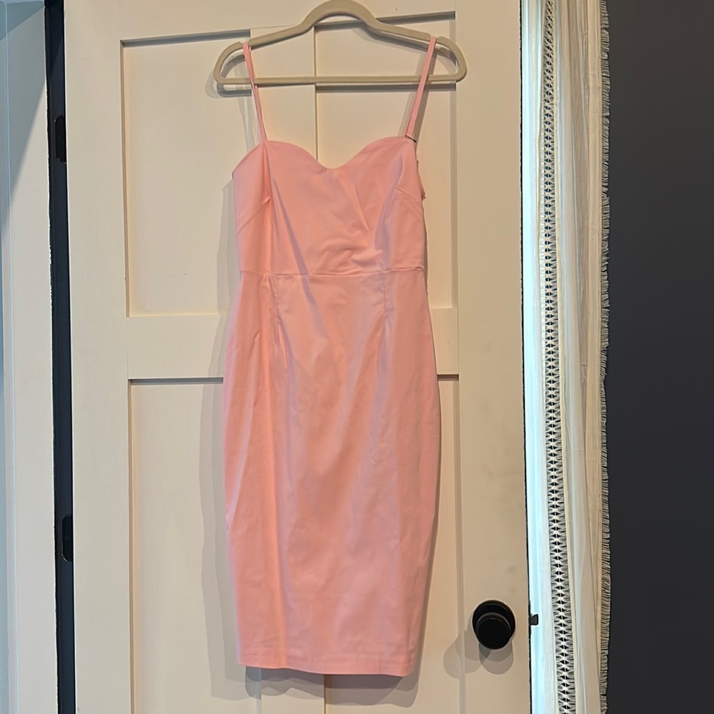 Asos pink body on dress